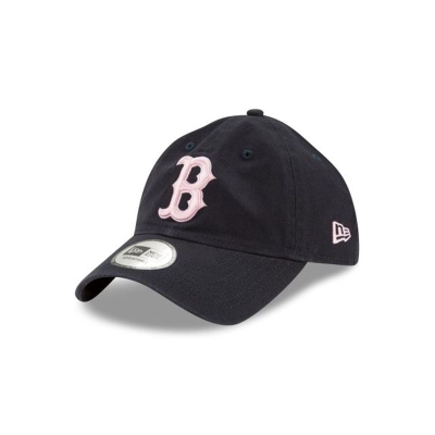 Sapca New Era Boston Red Sox MLB Logo Casual Classic Adjustable - Albastri